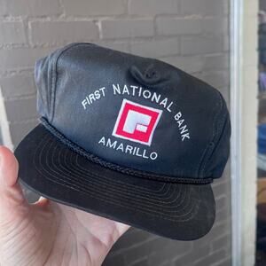 Vintage 1980's First National Bank Amarillo trucker hat